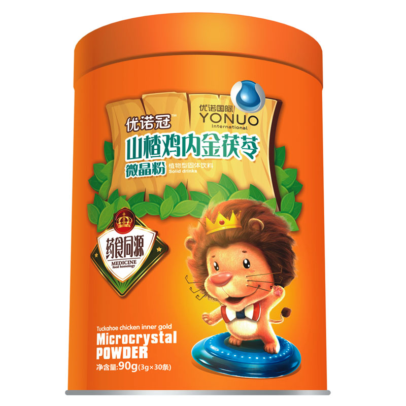 優諾冠山楂雞內金茯苓微晶粉