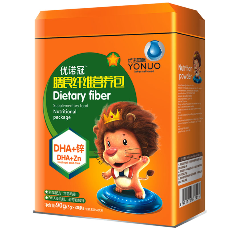 優諾冠膳食纖維DHA鈣營養包