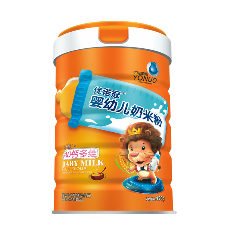 優諾冠AD鈣多維奶米粉嬰幼兒奶米粉