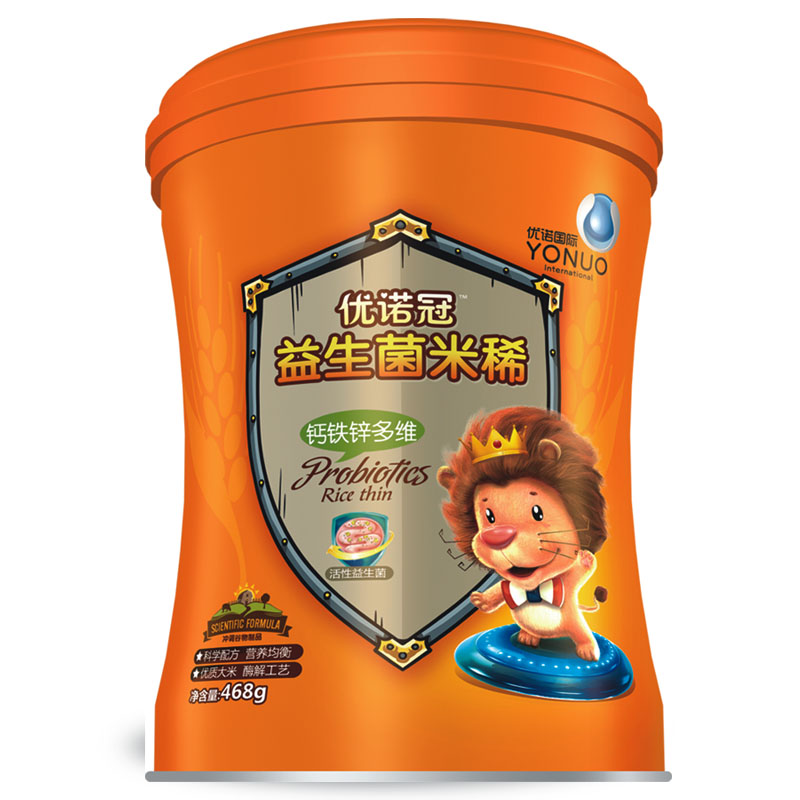 優諾冠鈣鐵鋅多維益生菌米稀