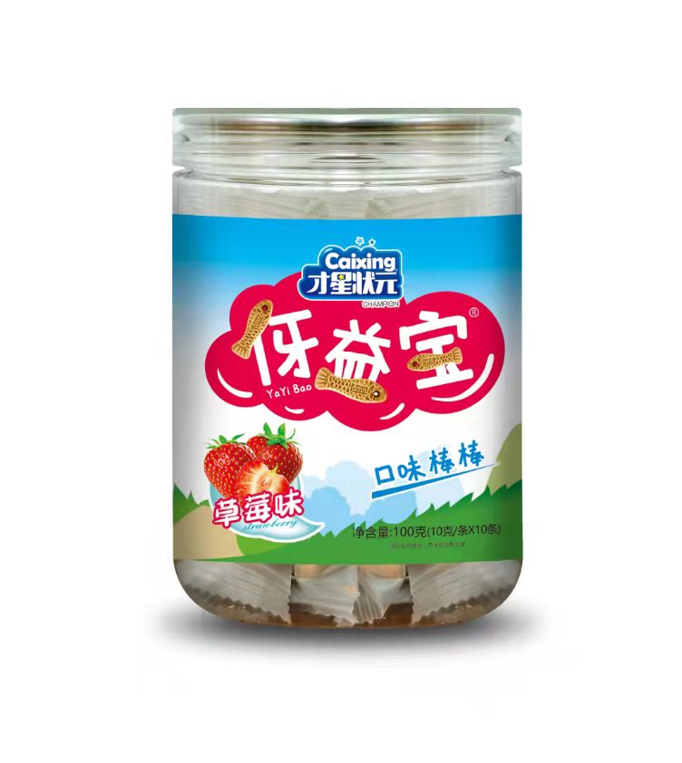 伢益寶 口水棒棒草莓味