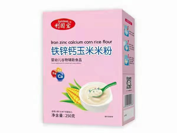 利因寶玉米鈣鐵鋅盒裝