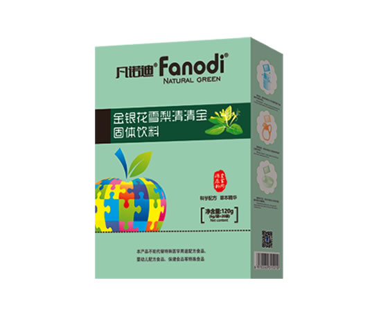 凡諾迪金銀花雪梨清清寶固體飲料