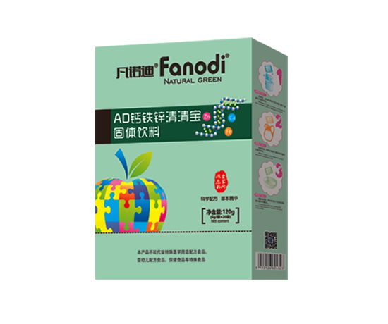 凡諾迪AD鈣鐵鋅清清寶固體飲料