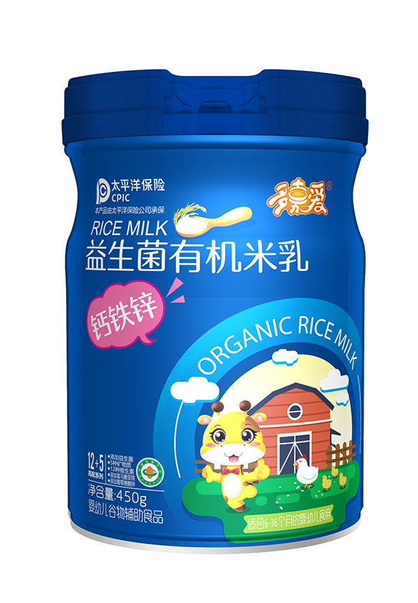 多嘉愛-益生菌有機米乳(鈣鐵鋅)