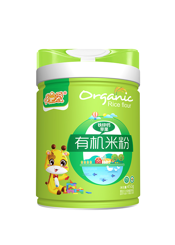 多嘉愛有機米粉罐裝(鈣鐵鋅胡蘋果)