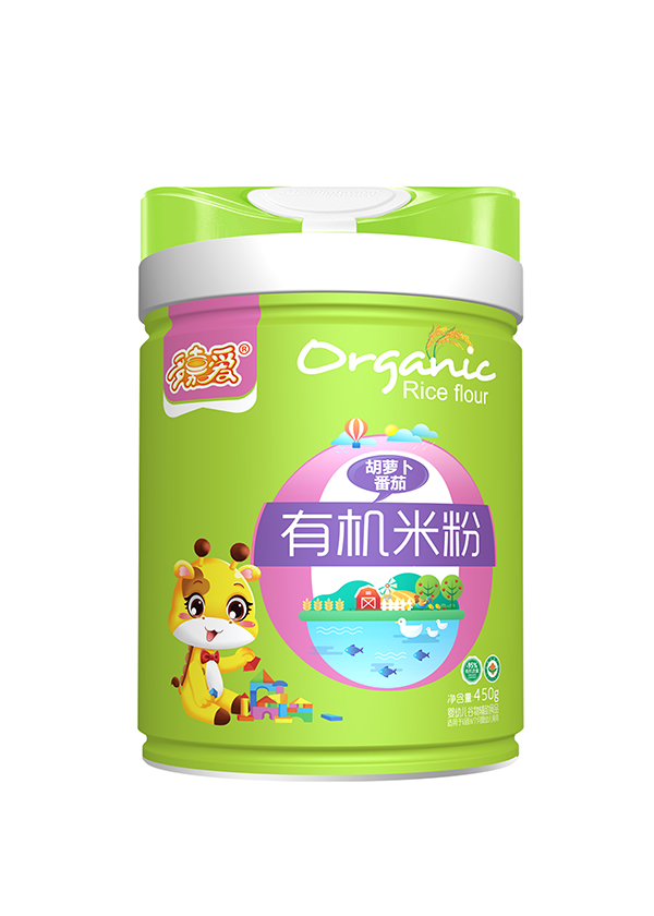 多嘉愛有機米粉罐裝(胡蘿卜番茄)