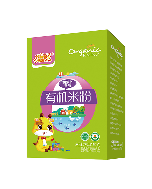 多嘉愛有機米粉盒裝(胡蘿卜番茄)