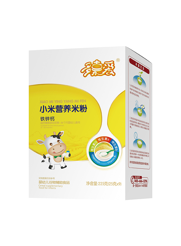 小米營養米粉盒裝(鈣鐵鋅)