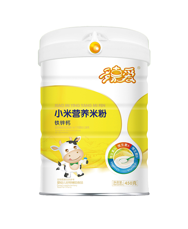 小米營養米粉罐裝(鈣鐵鋅)