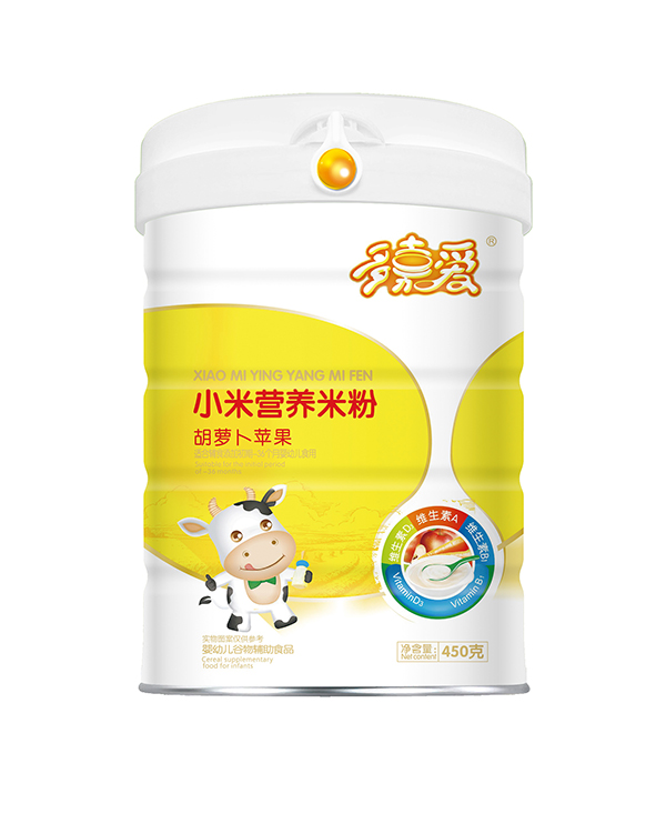 小米營養米粉罐裝(胡蘿卜蘋果)