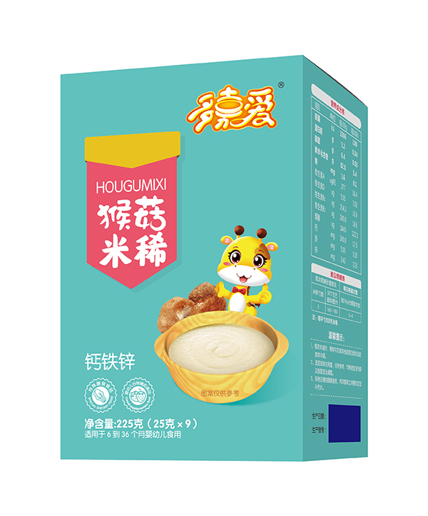 多嘉愛猴菇米稀(鈣鐵鋅)