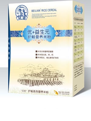 貝戀優+益生元護暢營養米粉