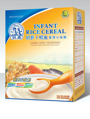 貝戀胡蘿卜鱈魚營養小米粉