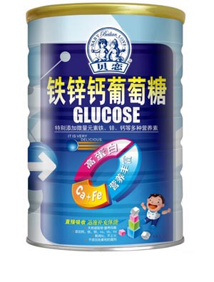 貝戀鐵鋅鈣葡萄糖