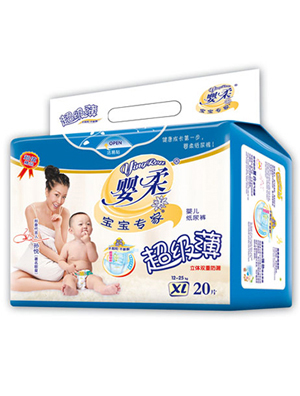 寶寶專家超級薄嬰兒紙尿褲XL碼20片