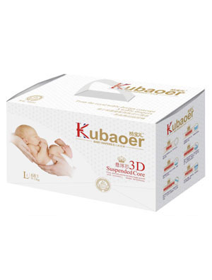 酷寶兒3D懸浮芯嬰兒紙尿褲L碼68片