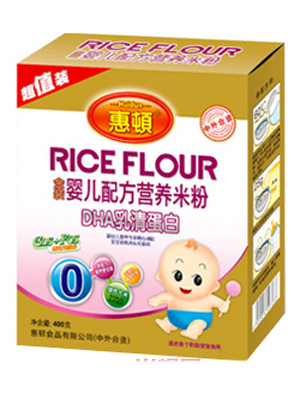 惠頓DHA乳清蛋白嬰兒米粉