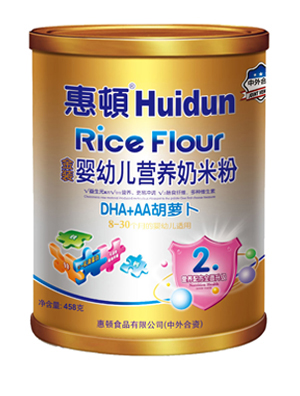 惠頓DHA+AA胡蘿卜嬰兒奶米粉