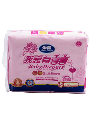 加比力我家有喜極薄嬰兒高級紙尿褲M碼46片
