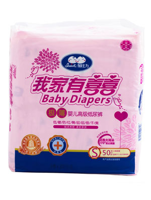加比力我家有喜極薄嬰兒高級紙尿褲S碼50片