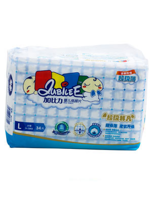 加比力超級非凡嬰兒紙尿片L碼34片