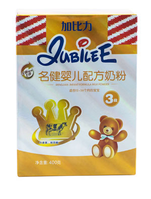 加比力名健幼兒配方奶粉3段盒裝400g