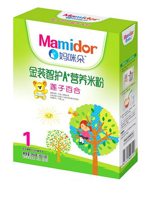 媽咪朵智護蓮子百合A+營養米粉(盒裝)
