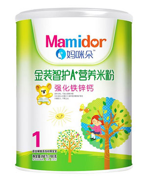 媽咪朵智護強化鐵鋅鈣A+營養米粉(聽裝)