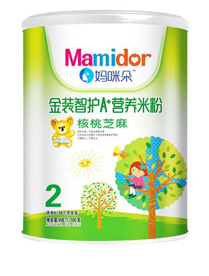 媽咪朵智護核桃芝麻A+營養米粉(聽裝)