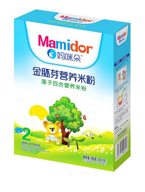 媽咪朵金胚芽蓮子百合營養米粉(盒裝)