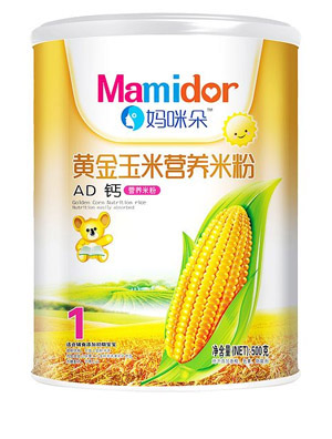 媽咪朵AD鈣黃金玉米營養米粉