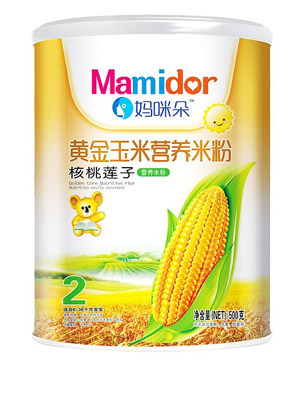 媽咪朵核桃蓮子黃金玉米營養米粉