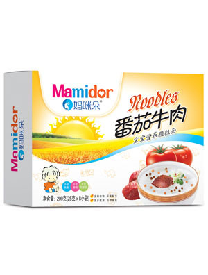 媽咪朵番茄牛肉寶寶營養顆粒面
