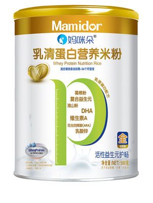 媽咪朵活性益生元護暢乳清蛋白營養米粉罐裝