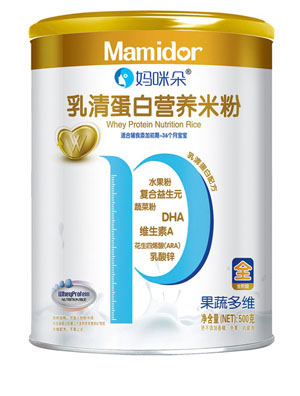 媽咪朵果蔬多維乳清蛋白營養米粉罐裝