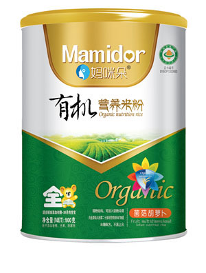 媽咪朵菌菇胡蘿卜有機營養米粉