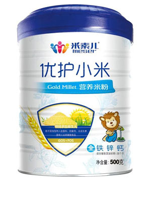 米素兒鐵鋅鈣優護小米營養米粉