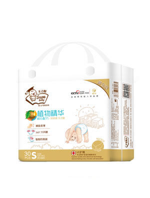 天才酷黃金版植物精華紙尿褲小包S30片