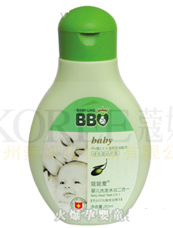 娃娃愛嬰兒洗發沐浴2合1