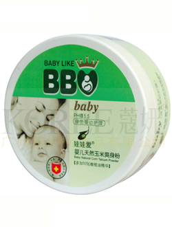 娃娃愛嬰兒玉米爽身粉