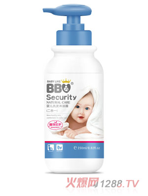 娃娃愛洗發沐浴二合一250ml
