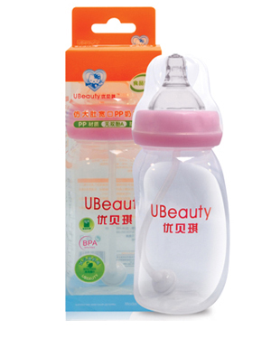 優貝琪防大肚寬口PP奶瓶