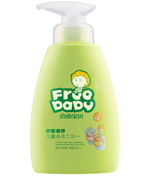 自由寶貝兒童300ml奶蜜洗沐二合一