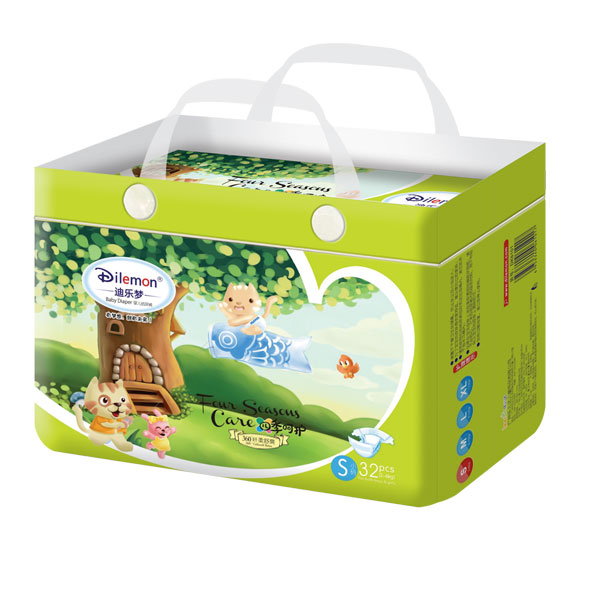 迪樂夢纖柔舒爽嬰兒紙尿褲中包S32
