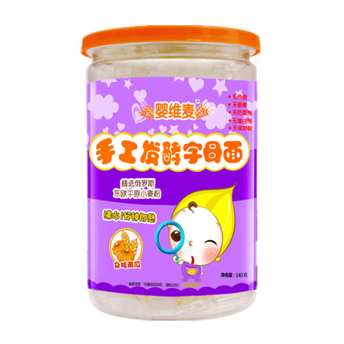 嬰維麥手工發酵字母面雜糧南瓜