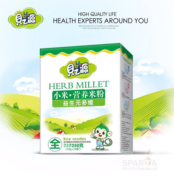 貝之源益生元多維小米營養米粉盒裝