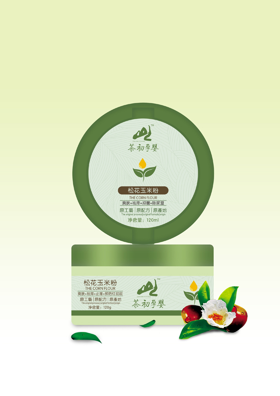 茶初孕嬰松花玉米粉