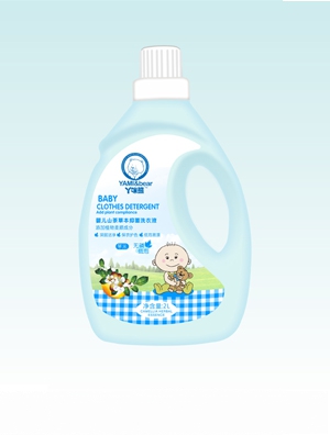 丫咪熊嬰兒山茶草本抑菌洗衣液