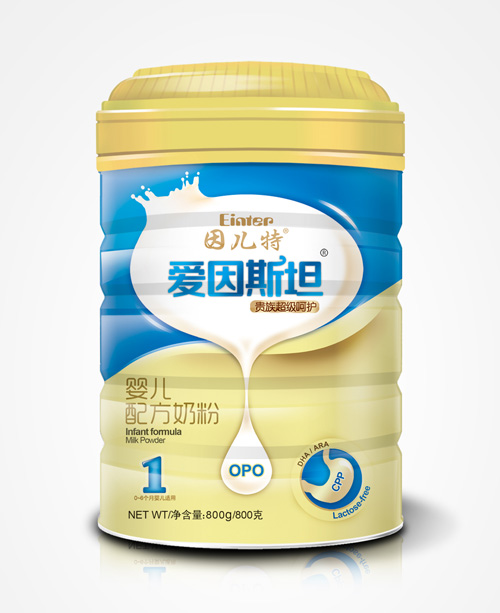 愛因斯坦嬰兒配方奶粉1段800克